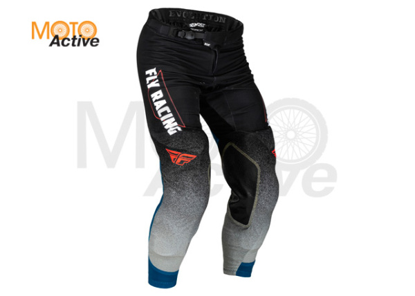 Брюки для мотокросса FLY RACING EVOLUTION DST 2023, черные/серые/синие